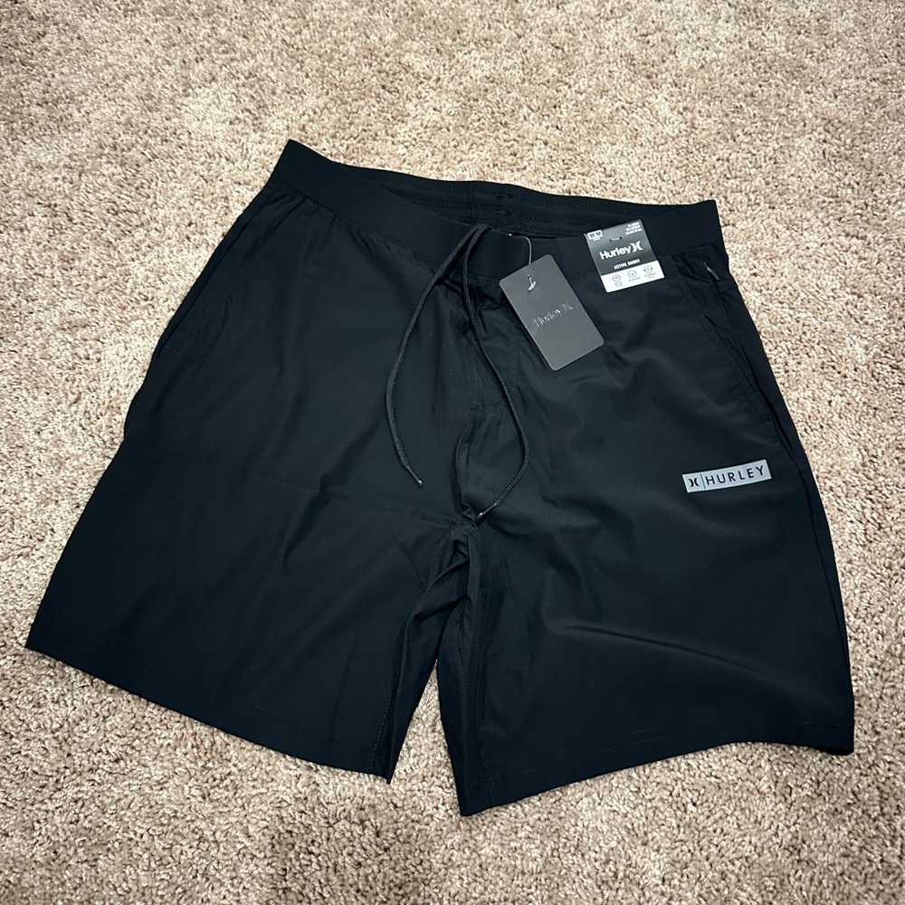 NWT/PACKAGED Hurley Black Shorts (SIZES: S, M, & L)